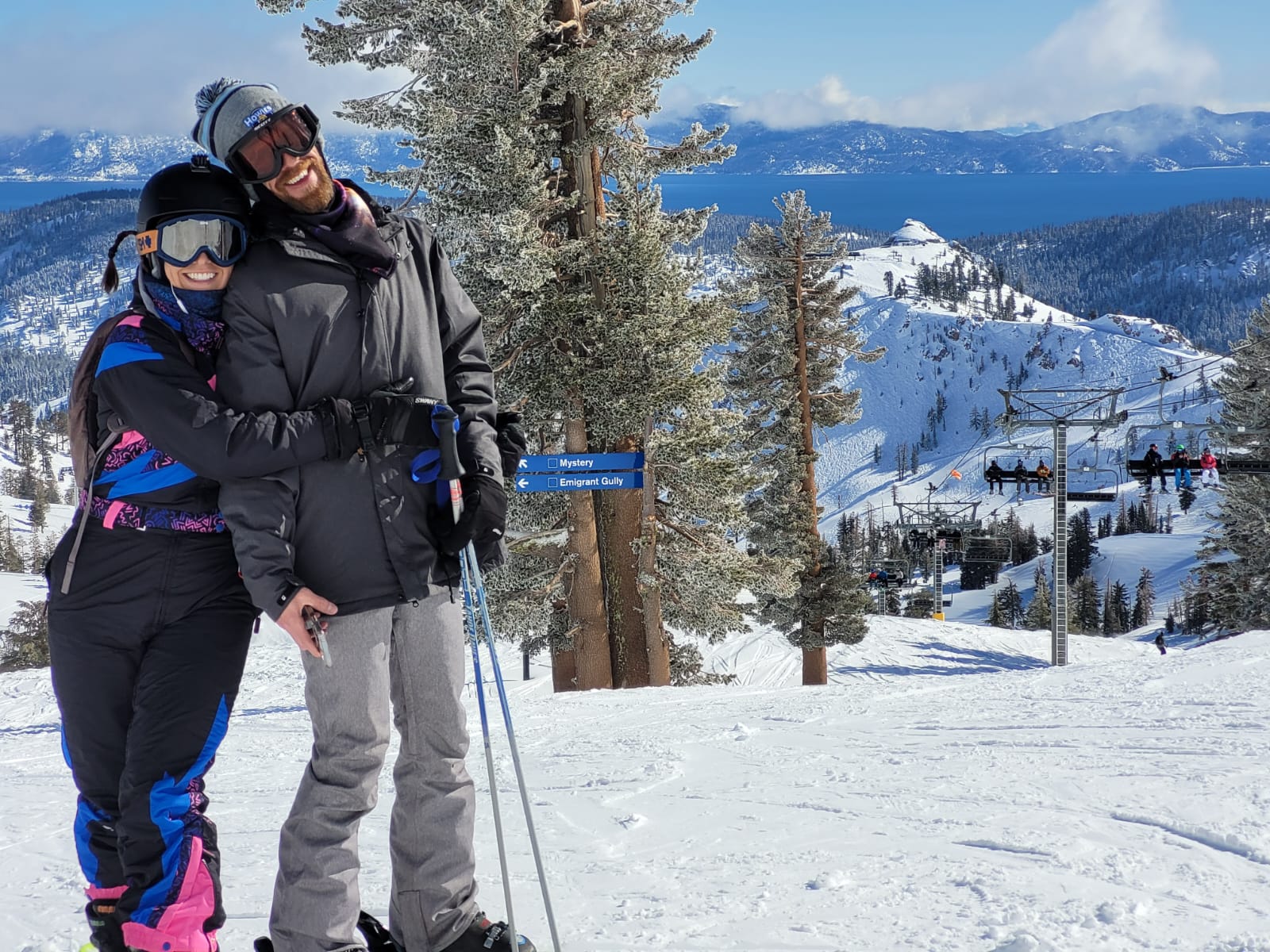 Griffin Pierce - Skiing with family